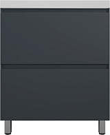 Style Line Тумба под раковину Манхэттен 70 Plus эмаль графит матовая